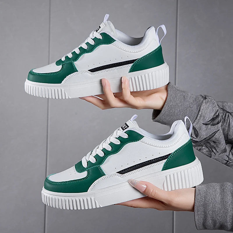 MAEDEF Women Shoes Flats Casual Shoes Men Sneaker White Shoes Female Sports Walking Couples Trainers Shoe Woman Vulcanized Shoes