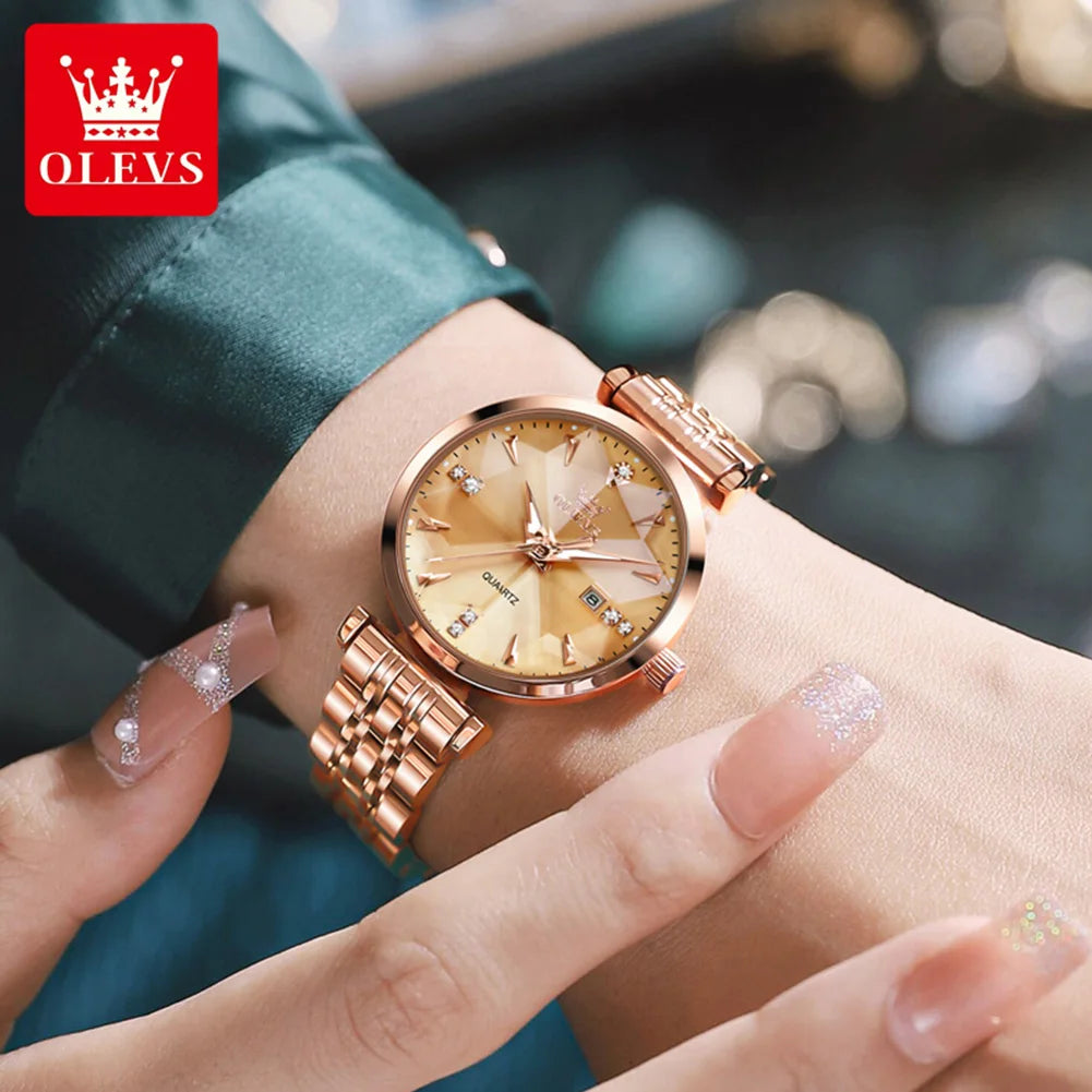 OLEVS brand watch fashion hot selling waterproof women&